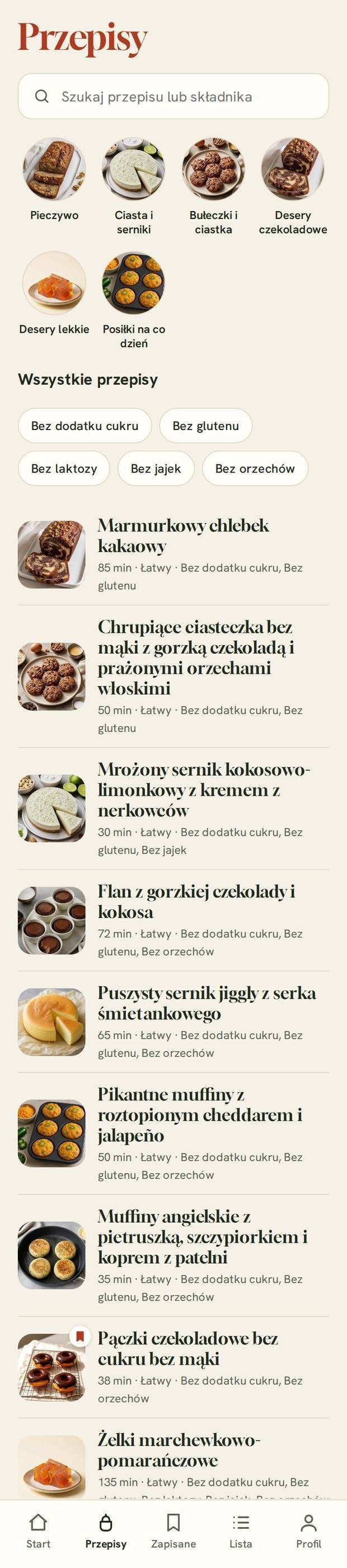 477 de rețete pe categorii